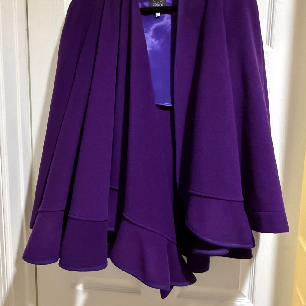 Elegant Purple Women's Cape